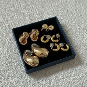 ✨BUNDLE✨ Gold Clip-on Earrings